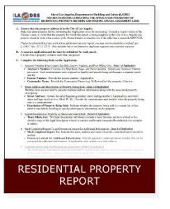 los angeles property report